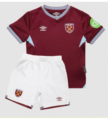 West Ham United Jarrod Bowen #20 Hjemmebanetrøje Børn 2025-26 Kortærmet (+ Korte bukser)